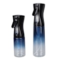Miniatyrbilde 3 av 8: 2 stk. hårsprayflaske salong tom påfyllbar fin tåkespray kontinuerlig sprayer gradient blå 300ml 200ml