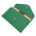 Miniatyrbillede 1 af 8: Pasholder RFID pascover Bærbart blødt PU-læder paspung til rejse på forretningsrejse Mørkegrøn