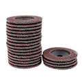 Miniatyrbillede 4 af 8: 20 stk sandpapir slibeskiver 80 grit 100x16mm flade slibeskiver slibende slibeskive
