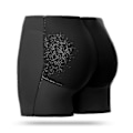 Miniatyrbilde 1 av 5: Rumpeforsterende polstrede truser for kvinner - Forbedre dine kurver! M Boxer 222black