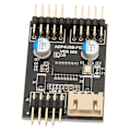 Miniatyrbillede 7 af 8: 9PIN USB til Dual 9PIN Adapter Hurtig hastighed God stabilitet 1 til 2 overførselskort med SATA strømkabel til Win XP til Win 7 One To Two