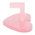 Miniatyrbillede 2 af 8: Neglebase Pink Japansk Hjerteformet Rund Negleøvelse Base Neglevisning Stativ Hjerteform