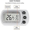 Miniatyrbild 3 av 5: Vattentät kylskåpstermometer med lättläst LCD-display