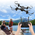 Miniatyrbild 8 av 8: RC-drönare optisk flödes-WIFI FPV Smart Follow hopfällbar RC-drönare Quadcopter
