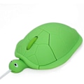 Miniatyrbillede 1 af 4: Sød dyre-skildpaddeformet USB-kablet mus Optisk mus egnet til bærbar computer