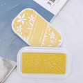 Miniatyrbillede 5 af 8: Blækpude Metalfarve Stor gør-det-selv-håndværk gummistempel skemabog BlækpadFlash Gul