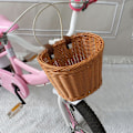 Miniatyrbild 5 av 5: Handgjord Cykelkorg, Scooter Korg, Barncykelväska Balans, Cykelkorg Tillbehör, Brun_SZXM