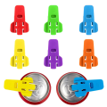 Miniatyrbillede 4 af 5: Beer Cola oplukker - enkelt støvhætte, 5,5 cm længde, 3,5 cm bredde, orange