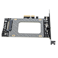 Miniatyrbillede 6 af 8: Adapterkort PCI‑E 4X til U.2 SFF‑8639 til SSD High Speed Transmisson-udvidelseskort