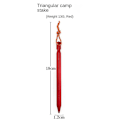 Miniatyrbillede 5 af 5: Camping Teltsplinter, 8-styks Aluminium Titanium Formet Splinter til Teltspænde
