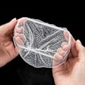 Miniatyrbillede 4 af 5: 200 stk. Hvide afløbsfilter affaldsposer anti-tilstopningsnet vaskesi