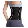 Miniatyrbillede 3 af 5: Plus Size 7 Stålben Neoprene Sauna Talje Træner til Kvinder Lynlås Gørdel Trimmer Bælte