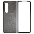 Miniatyrbild 1 av 8: Business Läder Telefonfodral för Galaxy Z Fold 3 Dammsäker Fällbar Skärm TelefonfodralKamouflage Grön