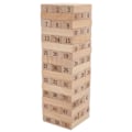 Miniatyrbild 7 av 8: 51-bitars träblockstapling leksak träblock tumla torn byggleksak för barn vuxna
