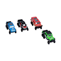 Pikkukuva 6 / 8: 1:50 Metallivalu Pull Back 6 Pyörän Maastoautot Metalli Kitkavoimalla Toimivat Die Cast Autot Ajoneuvot Taaperoille C-Tyyppi Maalattu