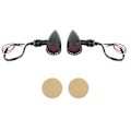 Miniatyrbillede 1 af 8: 2 stk. Motorcykel Modificeret Retro Blinklys LED Lys Indikator Advarselslampe Universal