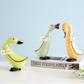 Miniatyrbilde 2 av 4: 3 stk dekorative andefigurer furutrær skrivebordsdekorasjon for dekorasjon