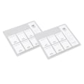 Miniatyrbillede 4 af 8: 2 STK Akryl Nail Art Display Board 6 Farvet Nail Tip Prøve Display Stand Holder til Nail Art Design
