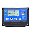 Miniatyrbilde 2 av 8: YCX-002 10-60A solcellepanelregulator ladekontroller PWM 12V/24V autofokussporing 50A