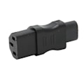 Miniatyrbillede 6 af 8: 4 STK IEC320 C8 til C13 Netledning Adapter PVC-hus IEC320 Strømstik Adapter til Laptop Ups Socket
