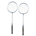 Miniatyrbild 6 av 8: REGAIL 2 st badmintonracket i järnlegering, 2-spelar badmintonracketset för barn och vuxna, blå