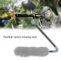 Miniatyrbild 6 av 8: Ull Paintball Barrel Enkel bomullspinne Squeegee Buffer Rengöringstillbehör (grå)