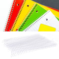 Miniatyrbild 3 av 8: 20st 30 Hål LösE blad Plastbindningsring Fjäder Spiralringar för A4-papper 13mm transparent