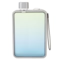 Miniatyrbilde 3 av 8: 300 ml flat vannflaske A5 slank vannflaske for utendørs sport camping treningsstudio fitness gradient grå