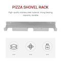 Miniatyrbild 3 av 5: Pizzaspade Väggställ Borstat Rostfritt Stål Pizzaspade Rack Väggmonterad Hängare Kraftig Pizza Zekai