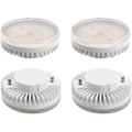 Miniatyrbilde 1 av 5: 5W Gx53 Super Bright LED Pære 1000lm Kald Hvit Lampe 6000K Tilsvarende 100W Halogenpære for Under Skap og Benkbelysning, Hyller, etc (4 stk,