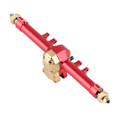 Miniatyrbilde 5 av 8: Komplett bakakselmontering i aluminiumlegering for Axial SCX24 AXI90081 1/24 RC-bildeler Rød
