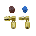 Miniatyrbillede 3 af 5: 2 STK. A/C Ladeadapter Konverterer R12 Port til at Acceptere R134a