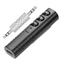 Miniatyrbilde 5 av 8: Lavalier Bluetooth 4.1 lydmottaker 3,5 mm AUX stereomusikk håndfri biladapter