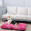 Miniatyrbillede 2 af 4: Komfortabel Hundekennel Kæledyrsstrøelse Dyb Søvn Pv Strøelse Sove Seng Pink B