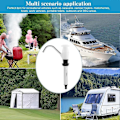 Miniatyrbillede 3 af 5: Håndvask Vand Håndpumpe Dobbeltvirkende Campingvogn Trailer Autocamper Udskiftningspumpeværktøj til Campingvogn, Autocamper, Arbejdskøretøjer, Udendørs
