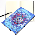 Miniatyrbillede 4 af 8: 5D Diamond Painting Notebook Kit Specialformet DIY Diamond Brodery Diary Book