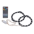 Miniatyrbillede 6 af 8: RGB LED-lysring Bluetooth Sync Music 400 Effects 8 farver LED-båndlys med appkontrol til PS5-konsollen