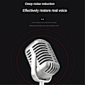 Miniatyrbillede 3 af 5: Mini Audio Højttaler med Mikrofon Hvid