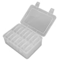 Miniatyrbillede 7 af 8: Clear Organize Box Set 14 små æsker Forseglingsdæksel Makeup Puff Opbevaringsboks til DIY Crafts perler