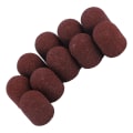 Miniatyrbillede 8 af 8: 10 stk. Nail Dedikeret Hovedslibning Slibehætte Polermaskine Sand Manicure Pedicure Tool (13*19)