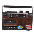 Miniatyrbild 7 av 8: Kassettbandspelare AM FM-radio Stark signal Ljudlös Stöd för minneskort och USB Bärbar kassettbandspelare Recorder EU-kontakt 220V