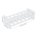 Miniatyrbilde 8 av 8: Skrivebordsstativ for 2 rader med 12 flasker, vinstativ, glassholder, displayhylle, arrangør, 2 rader x 6 hull