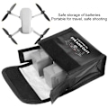 Miniatyrbild 6 av 8: Drone väska Explosionssäker brandsäker förvaring Skyddsfodral Case för DJI Mavic Air 2 (2 batterifack)