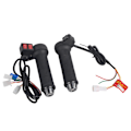 Miniatyrbilde 1 av 8: 1 par elektrisk oppvarmet styre Universal Five Speed justerbar temperatur 22mm motorsykkelgrep for ATV