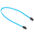 Pikkukuva 7 / 8: SATA-kaapeli SATA3.0 SSD 8-nastainen tiedonsiirto 6Gbps 7P klipseillä Color Net Wire Tarvikkeet Sininen (suora pää)