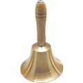 Miniatyrbilde 1 av 5: Solid Håndklokke Messing Serviceklokke Tre Call Bell for Hjemmedekorasjon