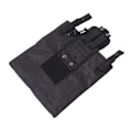 Miniatyrbild 3 av 8: Dump Drop Pouch Multifunktionell Nylon Bärbar Fällbar Återvinningsväska Midjehängande Återvinningsväska för Utomhus Svart