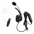 Miniatyrbillede 4 af 8: USB-headset med mikrofon, støjreduktion og volumenkontrol til forretningsmøder, Skype, telefonopkald, callcenter og kontor