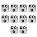 Miniatyrbillede 8 af 8: 10 stk. kamera klistermærke linse cover skift falsk beskyttelsesfilm til IOS 11 til IOS X/xr/xs MaxSilver