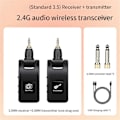 Miniatyrbillede 4 af 5: Trådløst guitarsystem Audio Transmitter Receiver